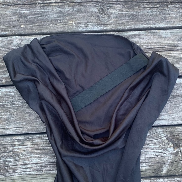 NWOT ASOS Bandage  Sleeveless Satin Dress with Cowl Back, Small (US 4) - Picture 6 of 9